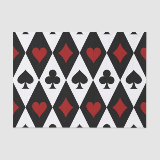 Gambling Blackjack Card Player Casino Las Vegas Tissuepapier (Voorkant)