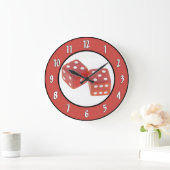 Gambling Dice Wall klok (Huis)