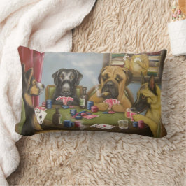 Gambling Dogs Pillow Kussen