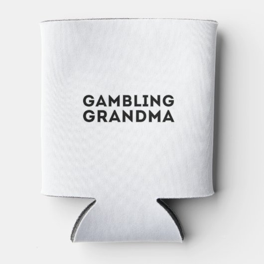 Gambling Grandma Blikjeskoeler (Voorkant)
