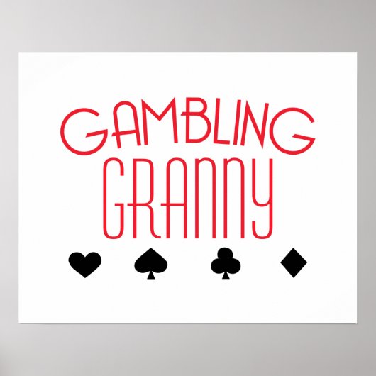 Gambling Granny Poster (Voorkant)