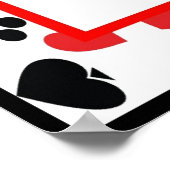 Gambling Kaart zorgt voor een willekeurige naam Ar Poster (Hoek)