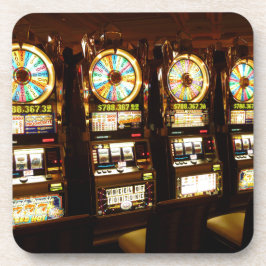 Gambling Machine One Armed Bandit Money Las Vegas Drankjes Onderzetter