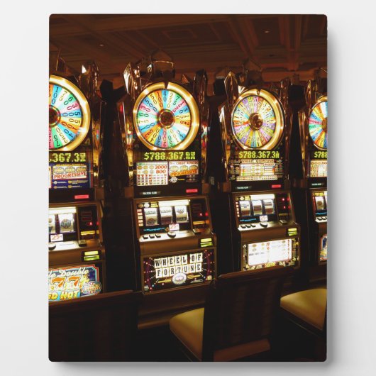 Gambling Machine One Armed Bandit Money Las Vegas Fotoplaat (Voorkant)