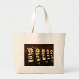 Gambling Machine One Armed Bandit Money Las Vegas Grote Tote Bag