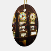 Gambling Machine One Armed Bandit Money Las Vegas Keramisch Ornament (Links)