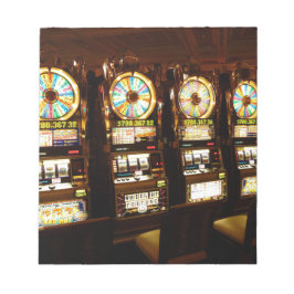Gambling Machine One Armed Bandit Money Las Vegas Notitieblok