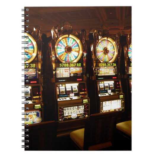 Gambling Machine One Armed Bandit Money Las Vegas Notitieboek (Voorkant)