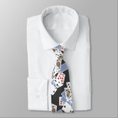 Gambling Poker Card Games Design Necktie Stropdas (Gebonden)