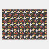 Gambling Roulette Dice Vegas Poker Chips Kaarten Inpakpapier Vel (Voorkant)