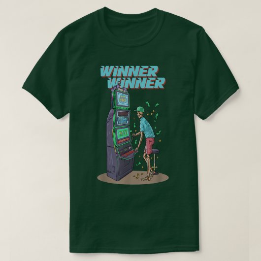 Gambling Skeleton T-shirt (Design voorkant)