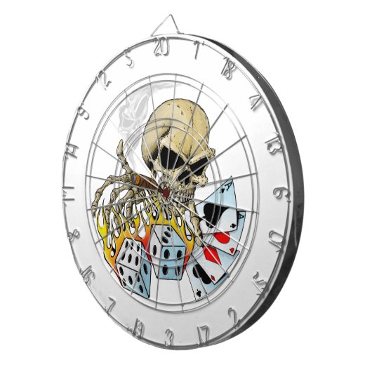 Gambling Skull Dartbord (Voorkant Rechts)