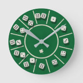 Gambling table dice ronde klok (Voorkant)