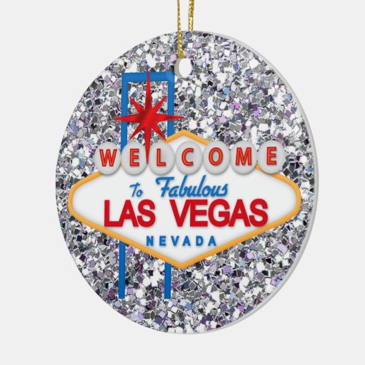 Gambling - Vegas Keramisch Ornament (Links)