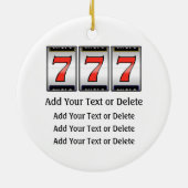 Gambling - Vegas Keramisch Ornament (Achterkant)