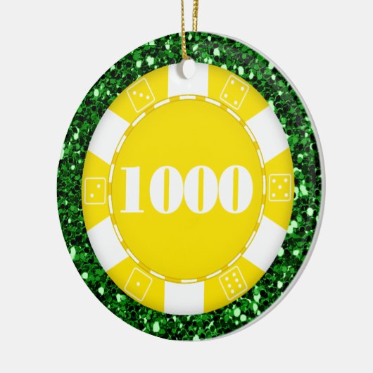 Gambling - Vegas Keramisch Ornament (Links)