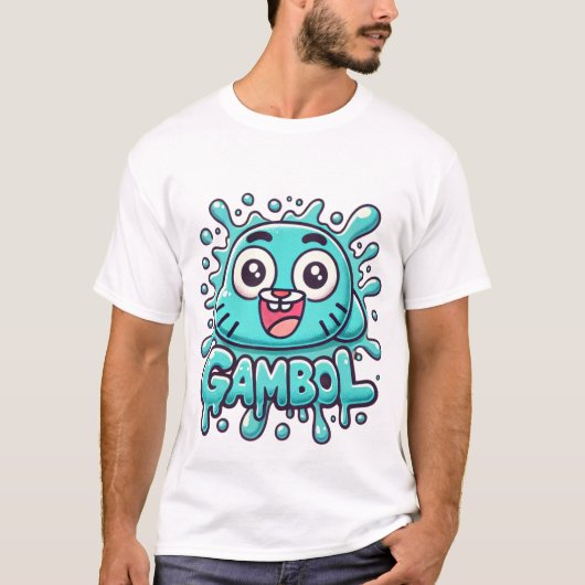 Gambol's Splashy stijl T-shirt (Voorkant)
