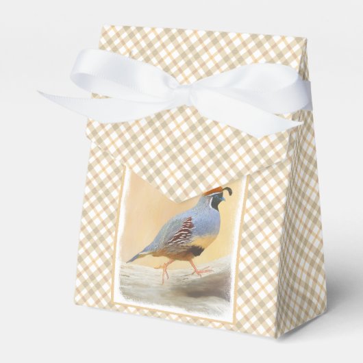 Gambrel's kwartels bedankdoosjes (Voorkant Zijde)