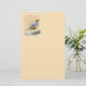 Gambrel's kwartels briefpapier (Staand voorkant)