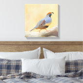 Gambrel's kwartels canvas afdruk (Insitu (Slaapkamer))