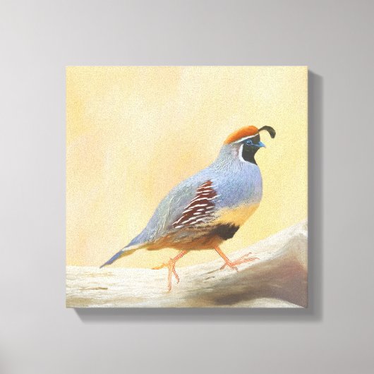 Gambrel's kwartels canvas afdruk (Voorkant)