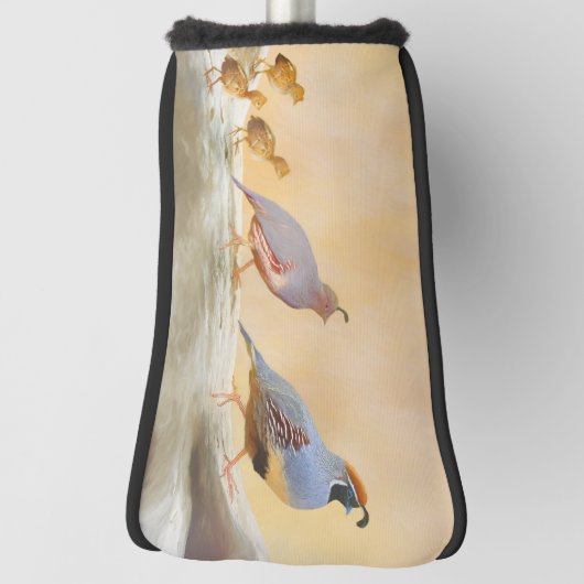 Gambrel's kwartels golfheadcover (Draai 90)