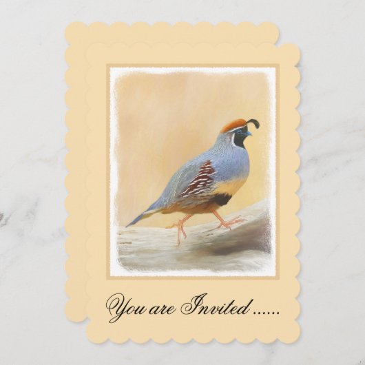 Gambrel's kwartels kaart (Voorkant / Achterkant)