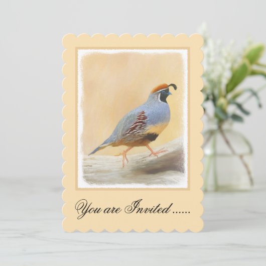 Gambrel's kwartels kaart (Staand voorkant)