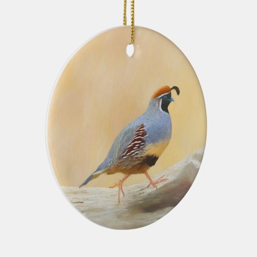 Gambrel's kwartels keramisch ornament (Rechts)