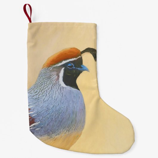 Gambrel's kwartels kleine kerstsok (Voorkant)