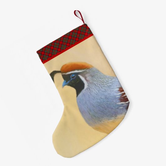 Gambrel's kwartels kleine kerstsok (Achterkant (Hangend))