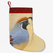 Gambrel's kwartels kleine kerstsok (Voorkant)