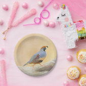 Gambrel's kwartels papieren bordje