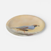 Gambrel's kwartels papieren bordje