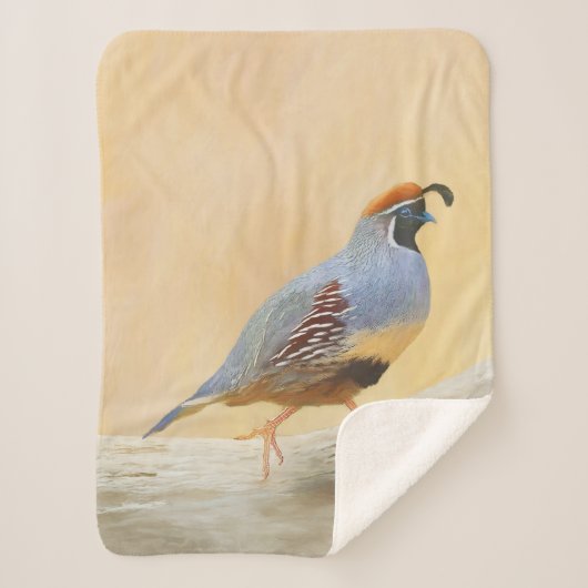 Gambrel's kwartels sherpa deken (Voorkant)