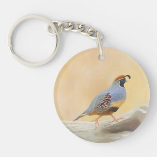 Gambrel's kwartels sleutelhanger