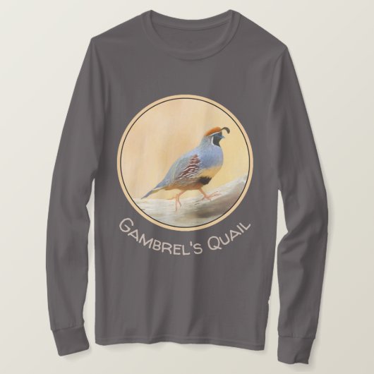 Gambrel's kwartels t-shirt (Design voorkant)