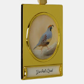 Gambrel's kwartels verguld banner ornament (Rechts)