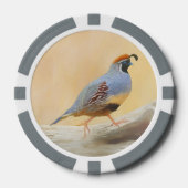 Gambrel's kwartelschilderij - Originele Wild Bird Poker Chips (Voorkant)