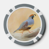 Gambrel's kwartelschilderij - Originele Wild Bird Poker Chips (Achterkant)
