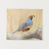 Gambrel's kwartelschilderij - Originele Wild Bird  Wandkleed (Voorkant (horizontaal))