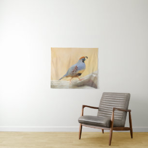 Gambrel's kwartelschilderij - Originele Wild Bird Wandkleed
