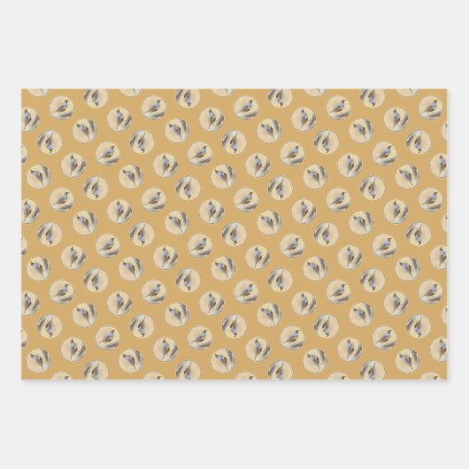 Gambrel's kwartelschilderij Originele wilde vogelk Inpakpapier Vel (Voorkant 2)