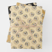 Gambrel's kwartelschilderij Originele wilde vogelk Inpakpapier Vel (In situ)