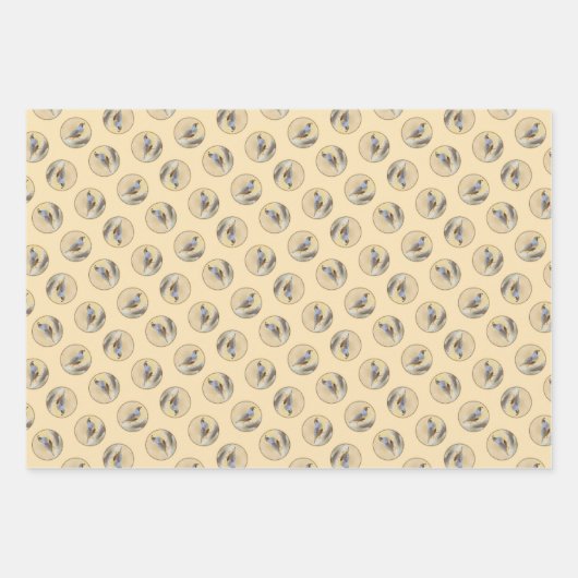 Gambrel's kwartelschilderij Originele wilde vogelk Inpakpapier Vel (Voorkant)