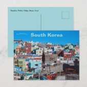 Gamcheon Culture Village Busan Zuid-Korea Briefkaart (Voorkant / Achterkant)