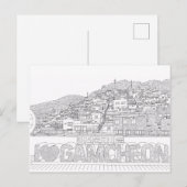 Gamcheon Village Busan Briefkaart (Voorkant / Achterkant)