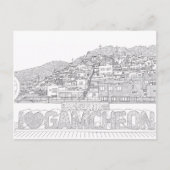 Gamcheon Village Busan Briefkaart (Voorkant)