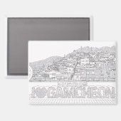 Gamcheon Village Busan Magneet (Voorkant / Achterkant)
