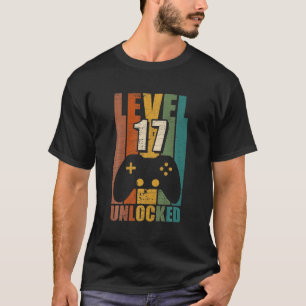  game 17e verjaardag cadeau 17-jarige jongen t-shirt
